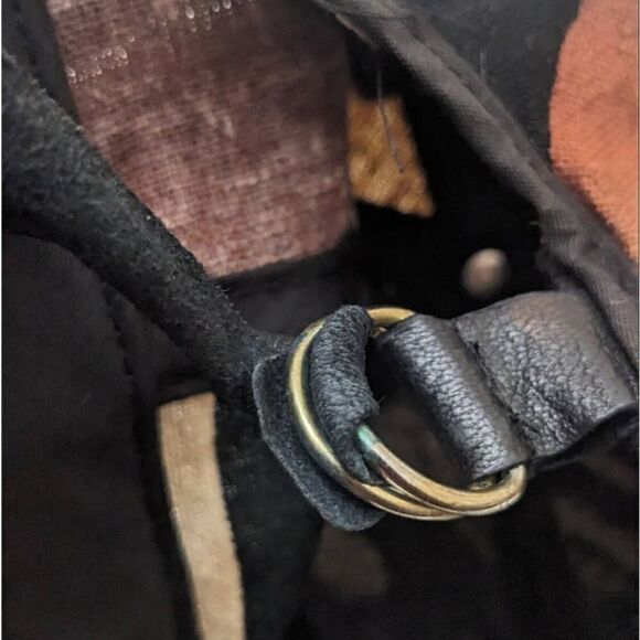 Vintage 80s 90s Bohemian Tribal Aztec Strapback Dad Hat Adjustable - Picture 3 of 6